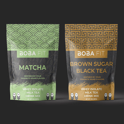 Boba protein front packaging
